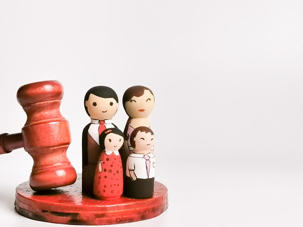 family image in a gavel
