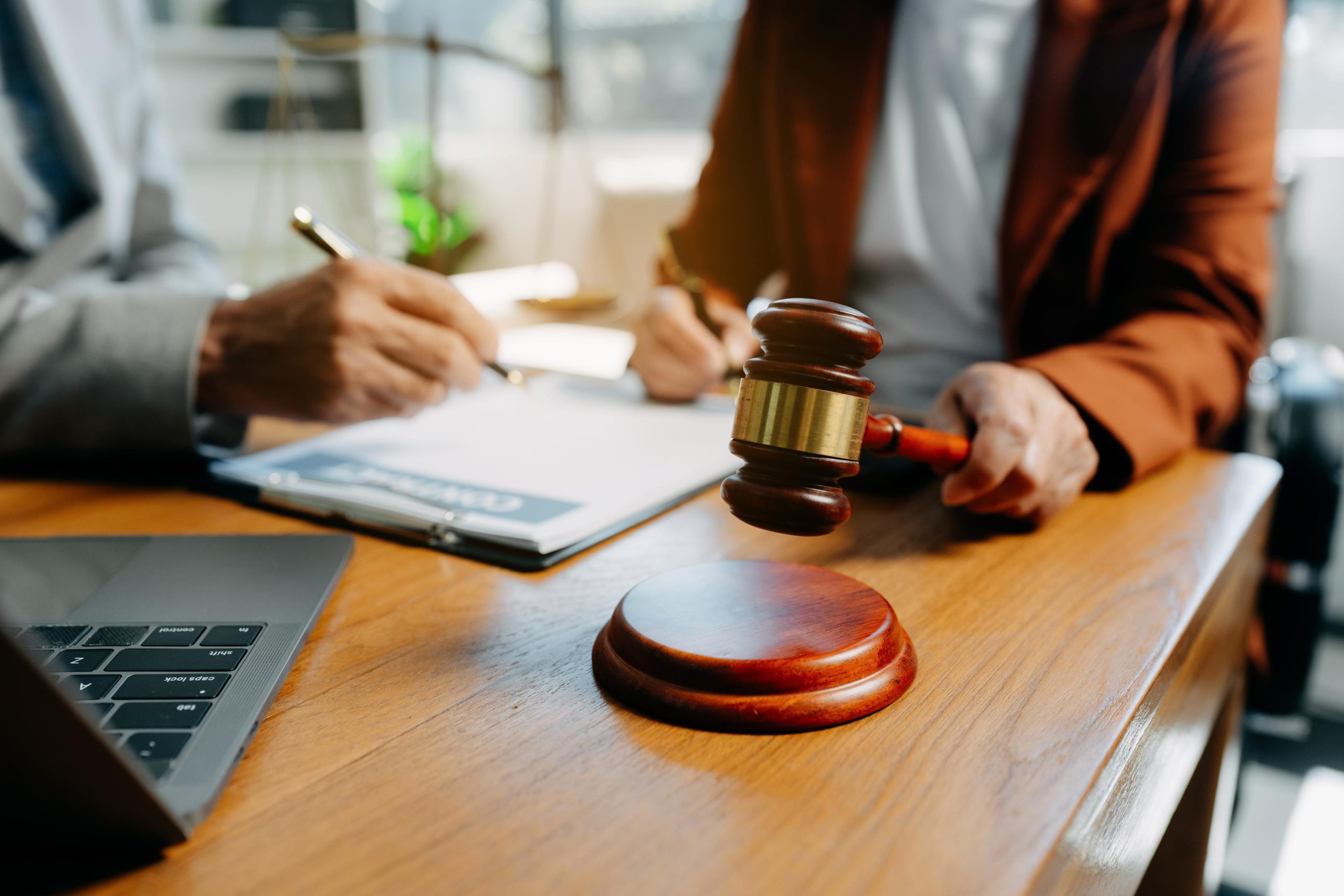 Law and Legal services concept in office.
